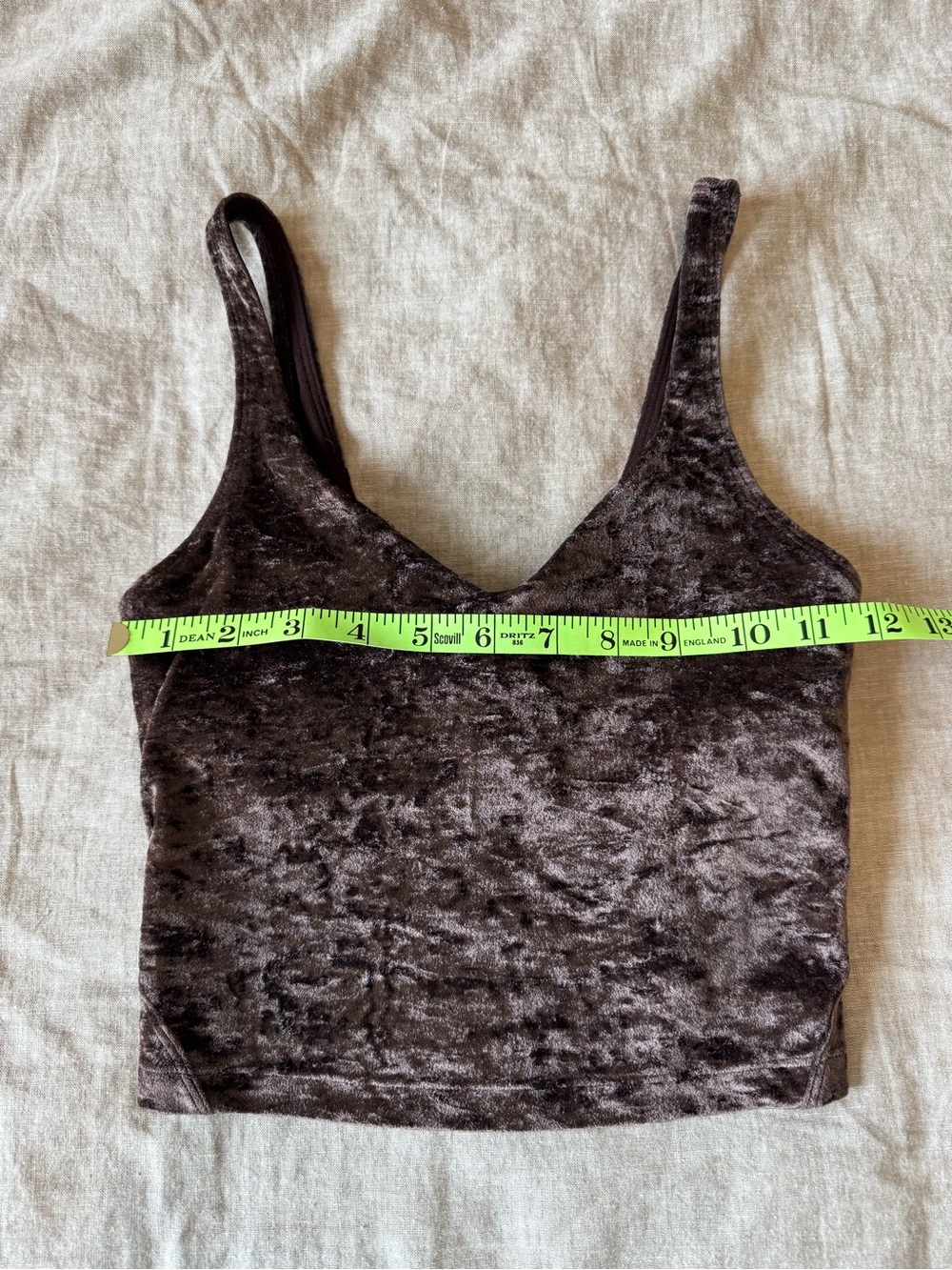 Lululemon Align Crushed Velvet Brown Tank - Picture 5 of 7